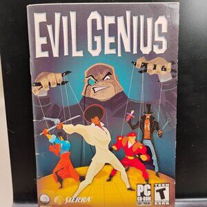 Evil Genius by Sierra PC CDROM software 36 pages Manual ONLY #721240 dated 2004